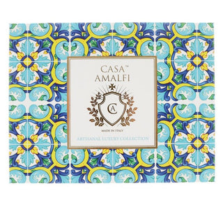 Bomboniera Set Regalo da 6 Saponi+Sacchetto in Fibra Sailing il Mediterraneo Casa Amalfi