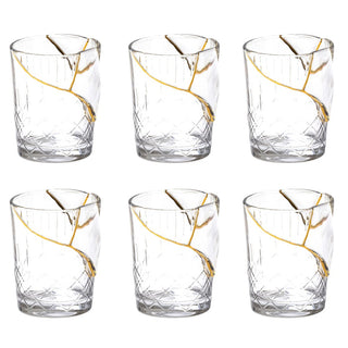 Set 6 Bicchieri "Kintsugi" Seletti