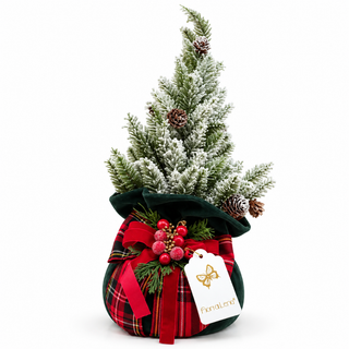 Alberello di Natale "Emozioni di Natale" Fiori di Lena h.40 cm.