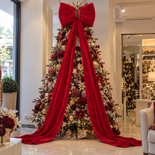 Fiocco Decorativo "Emozioni di Natale" Fiori di Lena h.230 cm.