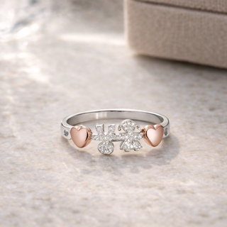 Anello Bimba Bimbo Regolabile In Argento925%