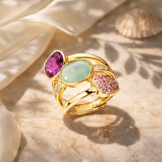Anello Carré Summer "Contemporary Jewels Evolution" Barbieri Creazioni