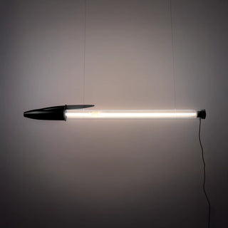 Lampada Bic Nera Seletti h. 178 cm.