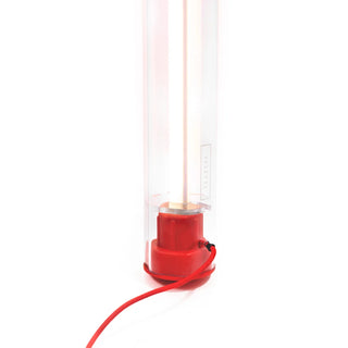 Lampada Bic Rossa Seletti h. 178 cm.