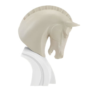 Scultura Testa Cavallo Bongelli Preziosi h.30 cm.