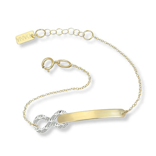 Bracciale Baby Petit Shiny Dreams Infinito Dana L’Or 9 Carati