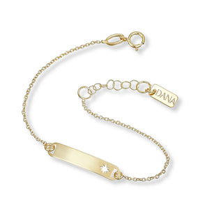 Bracciale Personalizzabile Baby Dana L’Or 9 Carati