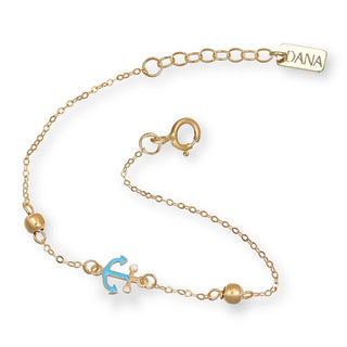 Bracciale con Ancora Baby Petit Dana L’Or 9 Carati