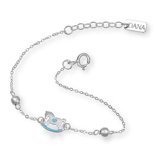 Bracciale con Cavallo a Dondolo Baby Petit Dana L’Or 9 Carati