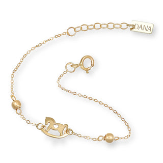 Bracciale Baby Cavallo a Dondolo Dana L’Or 9 Carati