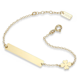 Bracciale Baby Petit Quadrifoglio Dana L’Or 9 Carati