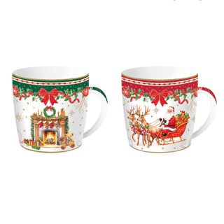 Set 2 Tazze Mug "Christmas Heritage" Easy Life