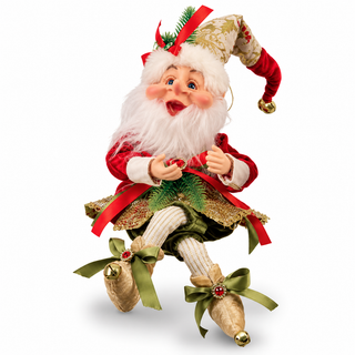 Elfo Natalizio Santa Claus Sara's Idea h. 40 cm