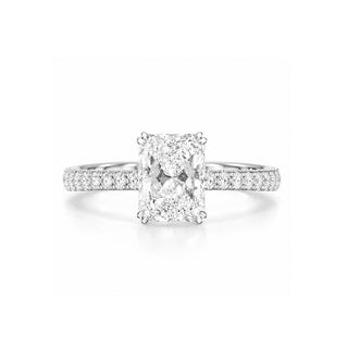 Anello Solitario Diamanti in Oro 18 kt. Giorgio Visconti