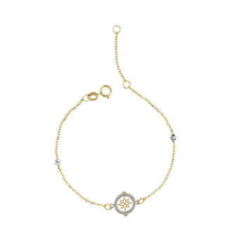Bracciale Baby Rosa dei Venti In Oro 18kt.
