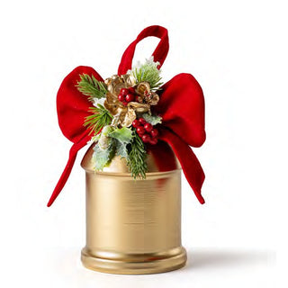 Campanaccio con Fiocco "Emozioni di Natale" Fiori di Lena h.22 cm.