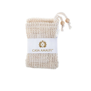 Bomboniera Set Regalo da 6 Saponi+Sacchetto in Fibra Sailing il Mediterraneo Casa Amalfi