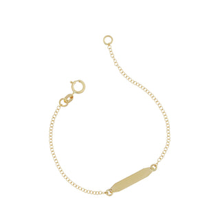 Bracciale Personalizzabile Baby In Oro Giallo 18kt