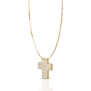 Collana Croce "Prisma Petit" Dana L’Or 9 Carati