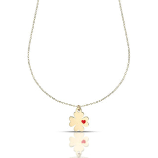 Collana Quadrifoglio Dana L’Or 9 Carati