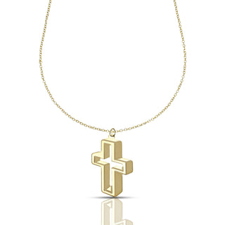 Collana Croce 3D Dana L’Or 9 Carati