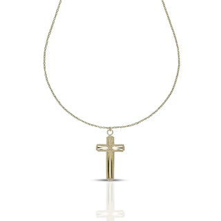 Collana Croce Double Face Corpus Lux Dana L’Or 9 Carati