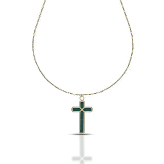 Collana Croce Double Face Corpus Lux Dana L’Or 9 Carati