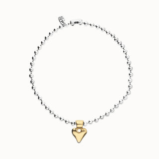 Collana Sfere con Cuore Unode50