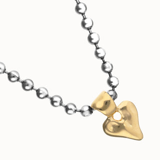 Collana Sfere con Cuore Unode50