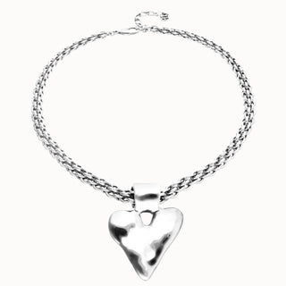 Collana Catena Grossa con Cuore Unode50