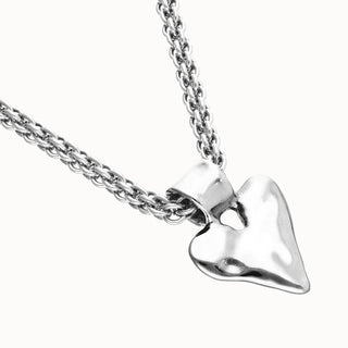 Collana Catena Grossa con Cuore Unode50