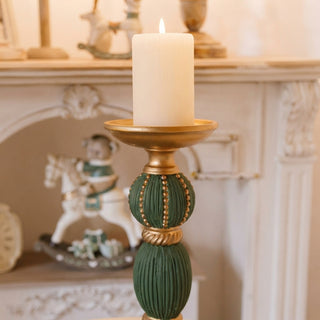 Portacandela "Silent Gold" Nuvole di Stoffa h.80 cm.