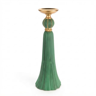 Portacandela "Silent Gold" Nuvole di Stoffa h.80 cm.