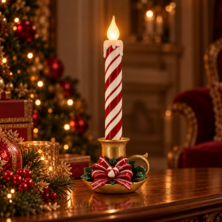 Christmas Candle con Led Timstor h.46 cm