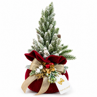 Alberello di Natale "Emozioni di Natale" Fiori di Lena h.40 cm.