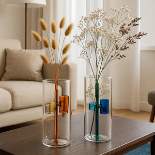 Vaso 3 Blu "Iris" Ichendorf Milano h. 25 cm.