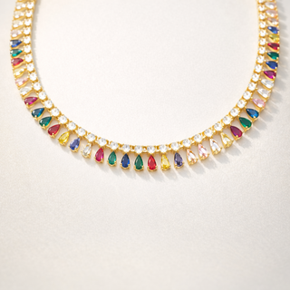 Collana Gocce Rainbow