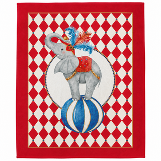 Plaid Elefante "Circus" Easy Life 130x170 cm.