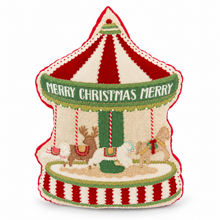 Cuscino Giostra Carillon "Vintage Toys" Nuvole di Stoffa 30x45 cm.