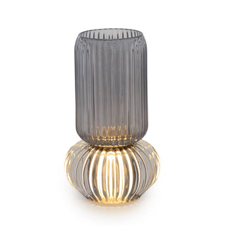 Bomboniera Vaso Lampada Led Henriette ø11 h.19 cm.