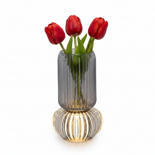 Bomboniera Vaso Lampada Led Henriette ø11 h.19 cm.