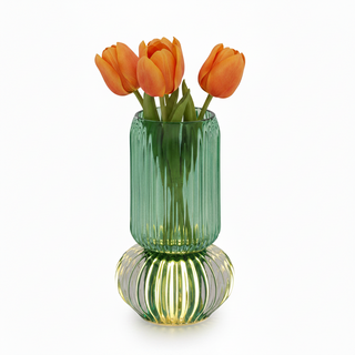 Bomboniera Vaso Lampada Led Henriette ø11 h.19 cm.