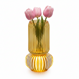 Bomboniera Vaso Lampada Led Henriette ø11 h.19 cm.