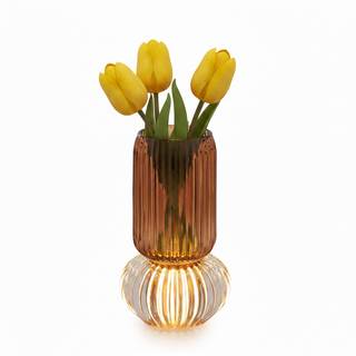 Bomboniera Vaso Lampada Led Henriette ø11 h.19 cm.