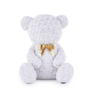 Bomboniera Salvadanaio Orsetto Bianco "New Enfant" di Henriette 10x12 cm.