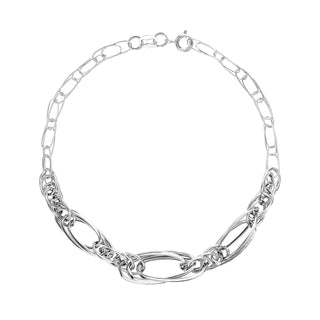 Bracciale Catena Oro Bianco 18 kt.