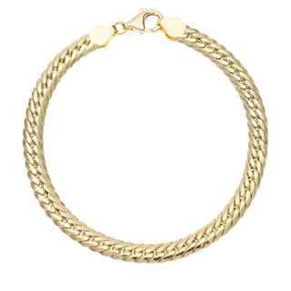 Bracciale Donna Schiena D'Asino in Oro Giallo 18kt.