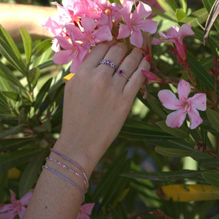 Anello Flowers Fucsia