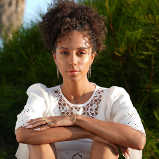 Orecchino Serenity Viola