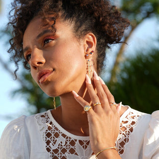 Orecchino Serenity Blue